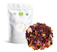 Infusión de Melón y Albaricoque a Granel 100 Gramos - My Tea Moments - Cultivo Sostenible - Ingredientes Naturales: Aciano, Escaramujo, Hibisco, Manzana, Melocotón, Melón, Papaya, Piña.