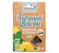 Infusión de menta helada y limón orgánica Nat & Form 6 sobres de 8 gramos