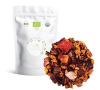 Infusión de Mora a Granel 100 Gramos - My Tea Moments - Cultivo Sostenible - Ingredientes Naturales: Escaramujo, Frambuesa, Fresa, Hibisco, Manzana, Mora, Papaya, Piña.