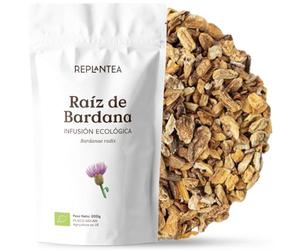 Infusión de Raíz de Bardana Ecológica (BIO) 200g | Tisana Depurativa y Detox | Apoyo Natural para el Bienestar de la Piel | 200g a Granel para 100 Tazas | REPLANTEA