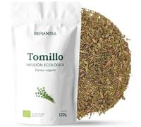 INFUSION DE TOMILLO 100% Ecológica 120g (+60 Tazas) | Tomillo Infusión Expectorante para Combatir Catarros y Tos REPLANTEA®