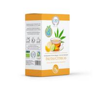 Infusión Ecológica de Cáñamo y Frutas Cítricas - 10 Pirámides Biodegradables | Hojas de Cáñamo, Naranja, Limón y Regaliz | Infusión Natural Relajante y Digestiva