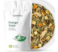 Infusión Energy Mate Ecológica 100g (50 Tazas) | Té Mate Verde con Guaraná, Ginseng y Jengibre - Energía Natural, Enfoque y Concentración