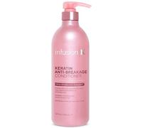 Infusion K Acondicionador antirotura de queratina con complejo de UltraKeratina, hidrata y mejora la suavidad y el brillo, fortalece el cabello débil y dañado, seguro para el color, sin parabenos ni