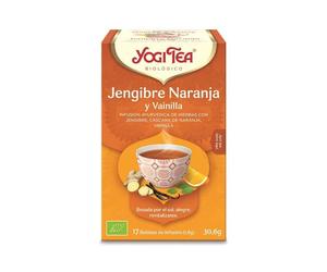 Infusión orgánica de jengibre, naranja y vainilla 17 bolsitas Yogi Tea