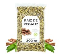 Infusión Regaliz 200 gr - Té de Raíz de Regaliz Cortada - Raíz de Regaliz para Infusión - Propiedades Naturales - Infusión de Hierbas (200 gr)