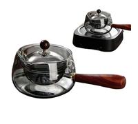 Infusor de de vidrio - Borosilicato 500 ml Diseño desmontable giratorio de 360° | Filtro extraíble de de vidrio transparente, elaboración de hojas sueltas, preparación de té floreciente