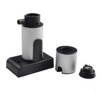 Infusor de humo compacto para el desarrollo del sabor en programas de bebidas, menús de tapas y experiencias alimentarias contemporáneas (plata)