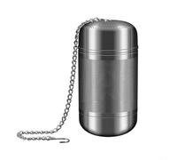 Infusor de té compacto de acero inoxidable perfecto para preparar tés negros y de frutas, fácil de usar y mantener (M)
