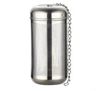 Infusor de té de acero inoxidable con diseño de malla mejorado para colar eficientemente hojas de té y especias, adecuado para varios métodos de preparación (A2-XL)