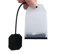 Infusor De Té De Silicona: Cápsula Para Preparar Hojas A Granel, Dispositivo De Filtrado Flexible Resistente Al Calor, Accesorio De Maceración Recargable Duradero | Un Para L'e