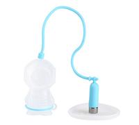 Infusor de té de silicona de 1 PCS, filtro de colador de infusores de té de hoja de forma de buzo lindo innovador para hacer té en casa, regalo de fiesta presente para bebedores de té(Azul claro)