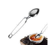 Infusor de té de té de té de acero inoxidable: bola de tés duradera con tapa torcida, diseño a prueba de óxido | Difusor de hierbas reutilizables para taza, soporte de cuchara abundante, equipo ecológ