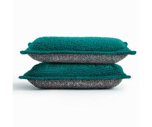 INGA - 2 esponjas Reutilizables Lavables - Muy eficaces, no Rayan - Fabricado en Europa - Pasar a Esponja Lavable Que Dura 1 año..