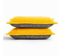 INGA - 2 X Esponjas Reutilizables Lavables - Altamente Efectivas, No Rayan - Fabricadas en Europa - Cambia a la Esponja Lavable Que Dura 1 Año