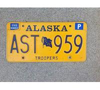 Inga Alaska State Trooper - Placa de matrícula de policía (15,2 x 30,5 cm)