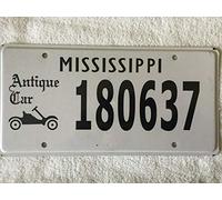 Inga Expirado Mississippi - Placa de matrícula de Coche Antiguo # 180637 6 x 12 Pulgadas