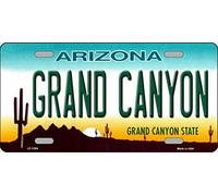 Inga Grand Canyon Arizona State Background - Placa de matrícula (15,2 x 30,5 cm)