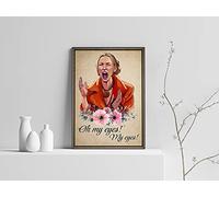 Inga Phoebe Buffay Oh My Eyes My EyesVintage Friends TV Series Buffay Phoebe Art - Cartel de metal para regalo de cumpleaños (20 x 30 cm)