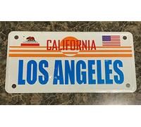Inga Placa de matrícula de Metal con Texto en inglés Los Angeles California de 15 x 30 cm