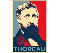 Inga Póster de Henry David Thoreau para decoración de pared del hogar, con texto en inglés "Hope American Essayist" trascendentalista Walden, cartel de metal, 20,3 x 30,5 cm