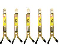 Ingbertson Soporte de pared universal estable para extintor de incendios, extintor de polvo, extintor de espuma, extintor o extintor de CO2 para montaje en pared (5, metal)