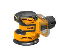Ingco Crosli2001 - Lijadora rotatoria de 20 V con batería de litio - Batería y carga de batería no incluidas