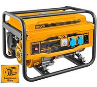 INGCO Generador de corriente de gasolina 2,8 kW generador portátil 4 tiempos