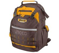 Ingco Hbp01028 - Mochila portaherramientas de trabajo - Mochila portaherramientas - Medidas 38 x 17 x 46 cm