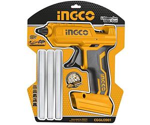 Ingco - Pistola termoadhesiva con batería de litio de 20 V
