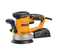 Ingco Rs4508 - Lijadora rotorbital de 450 W eléctrica con 5 hojas de papel abrasivo incluidas