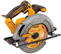 INGCO Sierra circular inalámbrica 20 V (producto solo), diámetro 185 mm, sierras eléctricas sin escobillas 4800 rpm, profundidad de corte máxima 65 mm CSLI1851