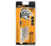 Ingco Torx - Juego de llaves (9 piezas)