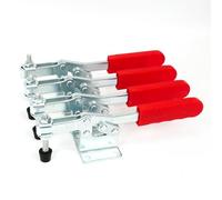 INGDAUM® 4 piezas GH-203P, abrazadera de palanca, fuerza de sujeción horizontal 227 kg (4, GH-203P)