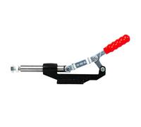 INGDAUM® 4 piezas GH-305EL, abrazadera de palanca con varilla de empuje, fuerza de sujeción 550 kg (4, GH-305EL)