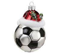 Inge-glas Decoración para árbol de Navidad, bolas de Navidad (fútbol de 9,5 cm).