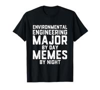 Ingeniería Ambiental Día Mayor Memes Noche Ecológico Camiseta