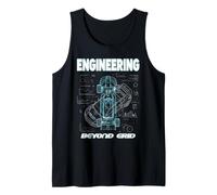INGENIERÍA MÁS ALLÁ DE LA Grid Racing Team Engineers Pit Crew Race Camiseta sin Mangas