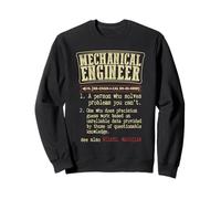 ingeniería mecánica Ingeniero tecnología Nerd Diccionario Sudadera
