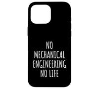 Ingeniería Mecánica Máquinas STEM Estudiante de Física CA Carcasa para iPhone 16 Pro Max