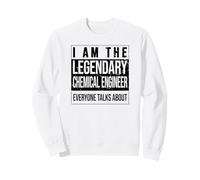 Ingeniería,-Química Cumpleaños Nacido Ingeniero Químico Sudadera