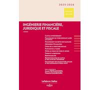 Ingénierie financière, juridique et fiscale