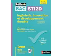 Ingénierie, innovation et développement durable 1re Tle STI2D: Enseignement de spécialité: 9