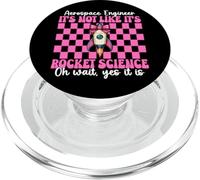 Ingeniero aeroespacial No es como si Fuera Rocket Science Girl PopSockets PopGrip para MagSafe