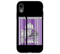 Ingeniero Civil Purple Split Stripe Bridge Herramientas de ingeniería Carcasa para iPhone XR