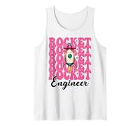 Ingeniero de Cohetes Ingeniero aeroespacial Ingeniería Chica Mamá Camiseta sin Mangas