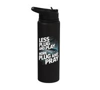 Ingeniero de redes Más Plug And Pray Stainless Steel Insulated Water Bottle