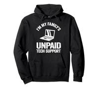 Ingeniero de Software de Soporte técnico no remunerado de TI Soy mi Familia Sudadera con Capucha