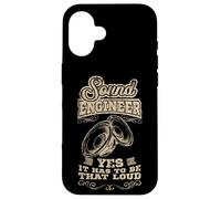 Ingeniero de sonido Sí, tiene que ser esa tecnología de audio ruidosa Carcasa para iPhone 16