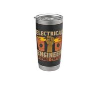 Ingeniero eléctrico antes de liniero amante del café eléctrico Vaso térmico de acero inoxidable de doble pared